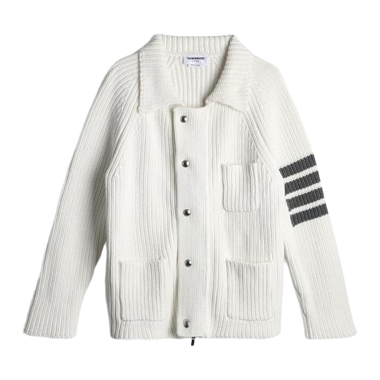 Chunky knit cardigan | Thom Browne