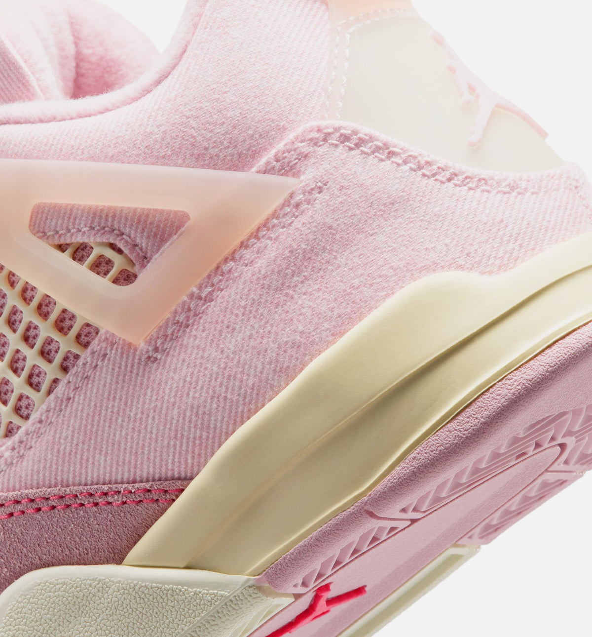 Air Jordan 4 Retro Pink Pearl And Iced Carmine Preschool Shoes - Pearl Pink Iced Carmine Coconut Milk