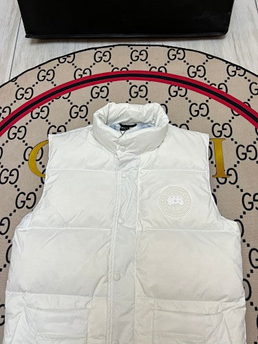 Canada Goose White Freestyle Crew Down Vest