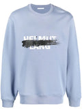 Helmut Lang painted logo-print sweatshirt
