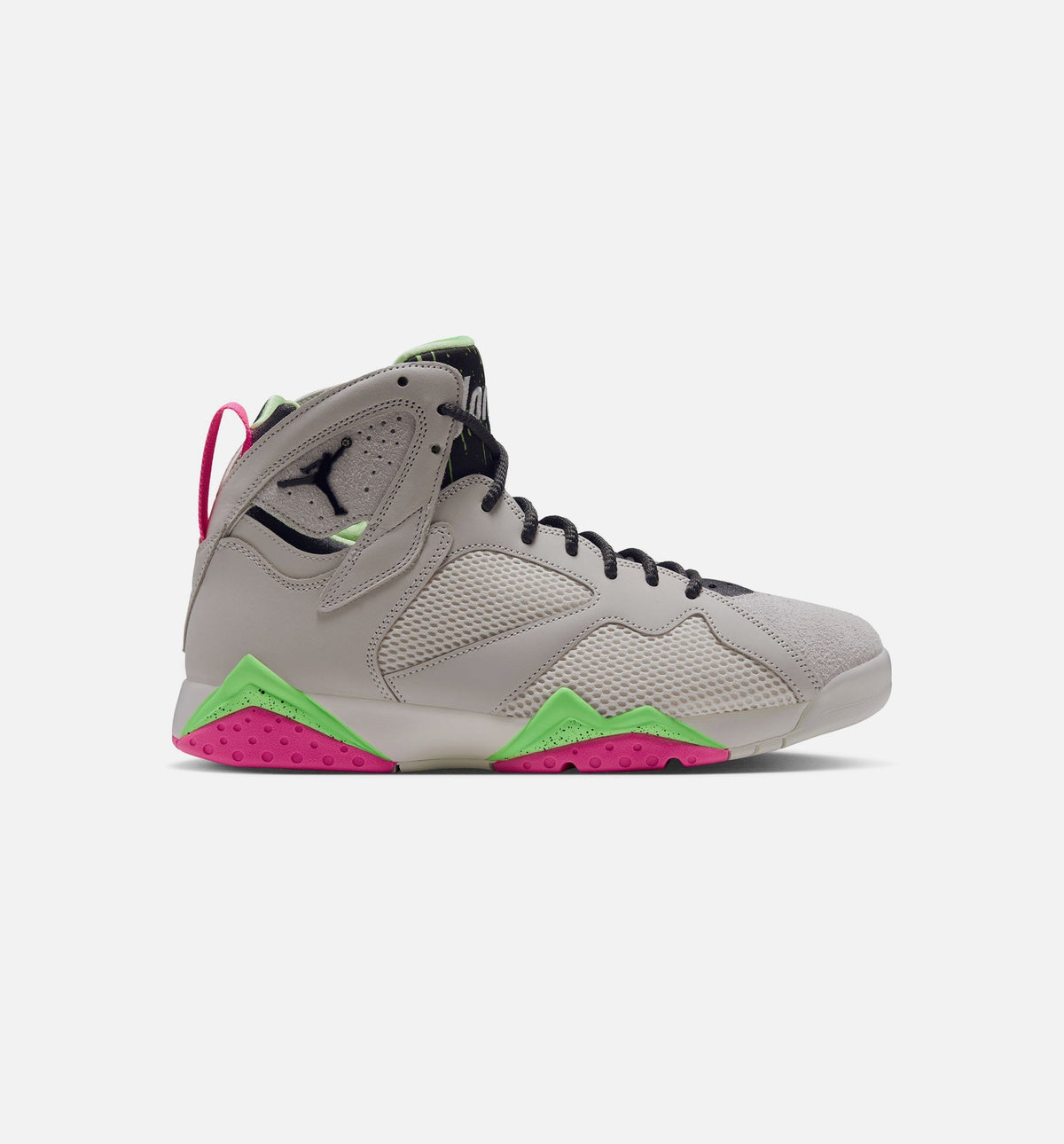Air Jordan 7 Retro Mens Lifestyle Shoe - Phantom/Lime Blast/Pink Blast/Anthracite