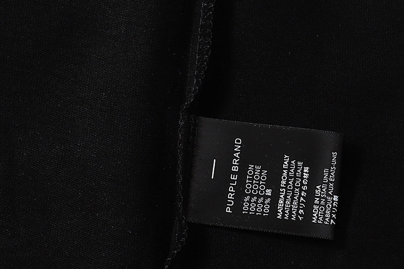 Purple Brand T-Shirt P22 | Black & White
