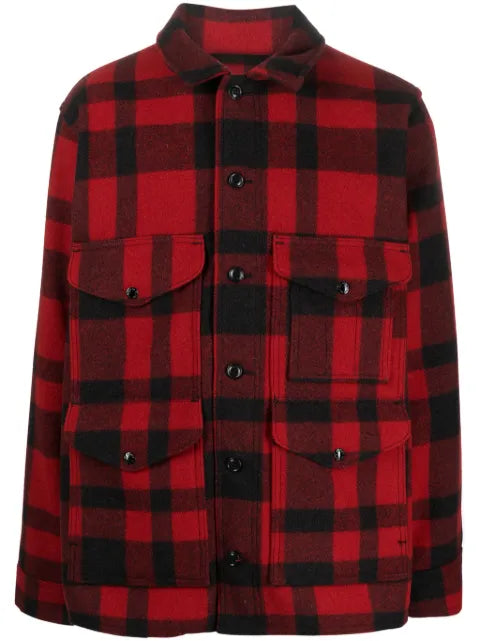 Filson check-pattern wool shirt jacket