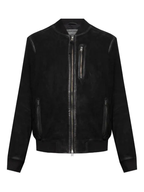 AllSaints suede bomber jacket