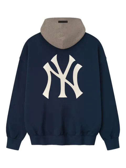 FEAR OF GOD ESSENTIALS x MLB Yankees graphic hoodie