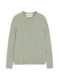 Valentino Garavani cable-knit wool sweater with VLogo