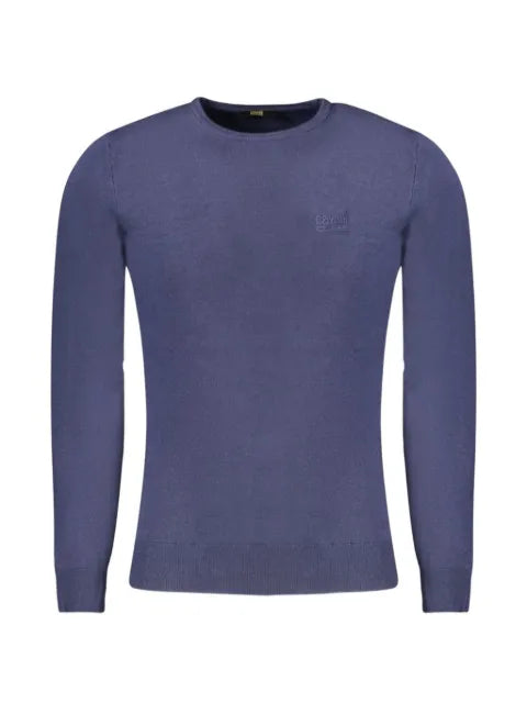 Cavalli Class embroidered logo crew-neck sweater