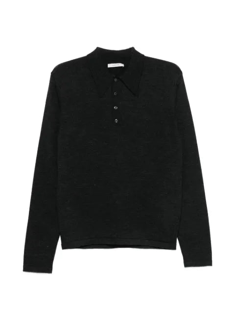 LEMAIRE long-sleeve polo sweater