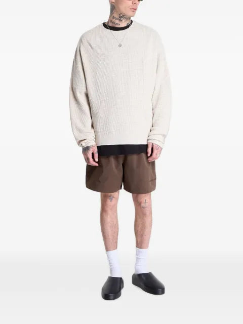 FEAR OF GOD ESSENTIALS waffle-knit 90s sweater