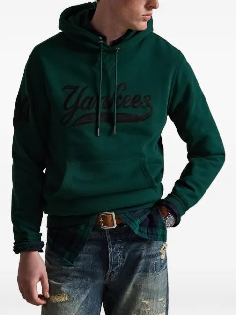 Polo Ralph Lauren x MLB New York Yankees logo-embroidered hoodie