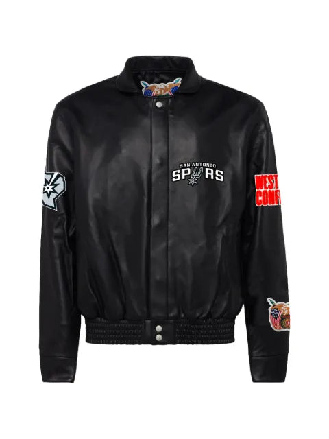 Jeff Hamilton San Antonio Spurs leather jacket