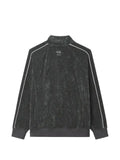 FIVE CM corduroy-effect frog-fastening sweatshirt