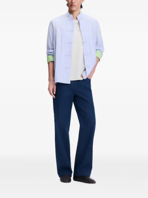 Shanghai Tang Fortune Tang frog-fastening shirt jacket