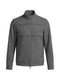 Peserico contrast-piping zip-up jacket