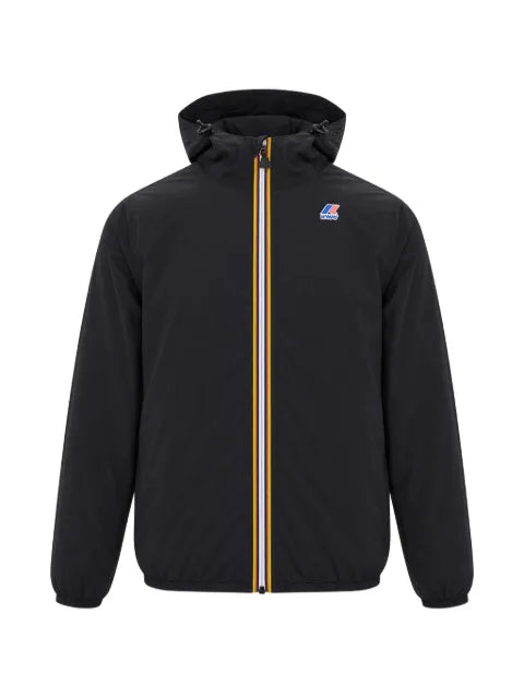 K-Way Le Vrai 4.0 Claude logo-patch hooded jacket