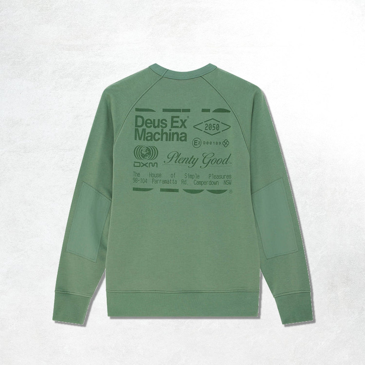 Deus Plenty Good Crew: Loden Frost Green