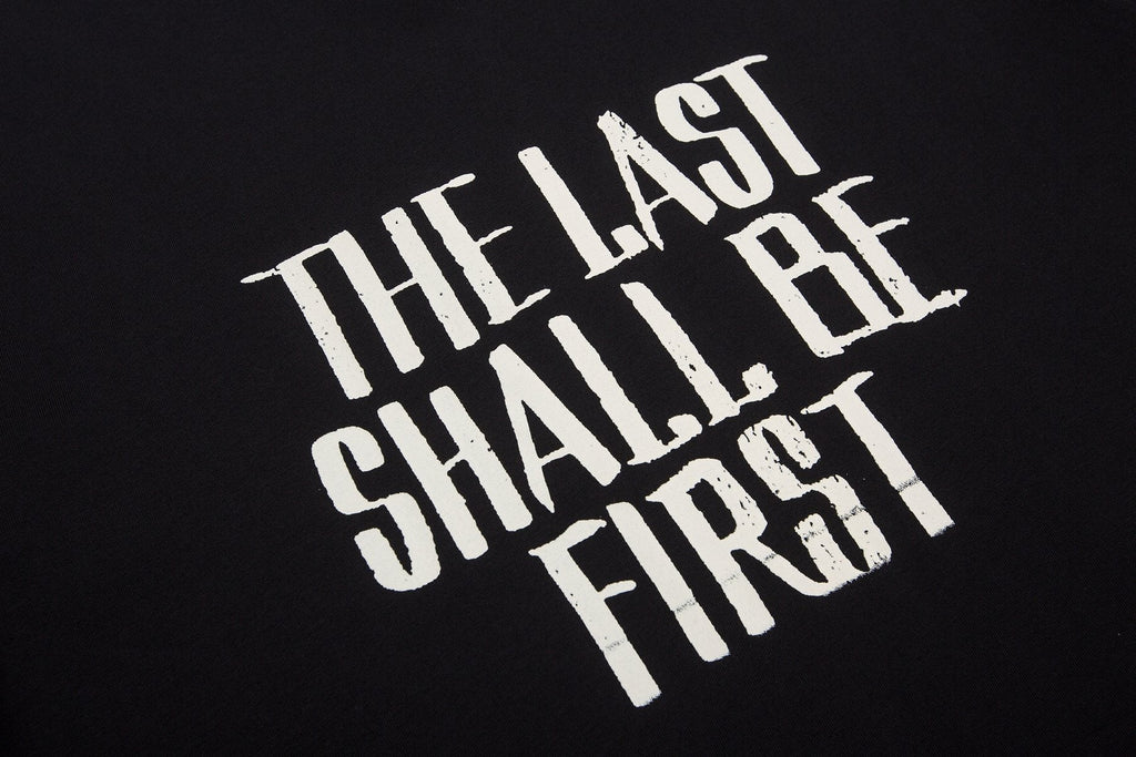 ESSENTIALS The Last Shall Be First Portrait Back T-Shirt