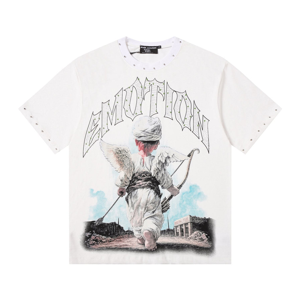 MIXED EMOTION Angel Archer Graphic T-Shirt