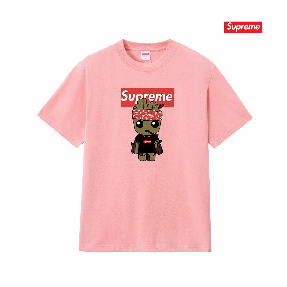 Supreme Tree Character Graphic Short-Sleeve T-Shirt
