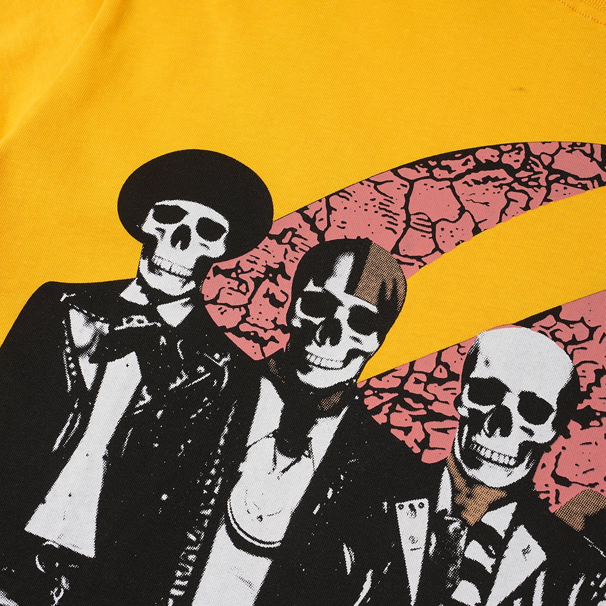 Godspeed Skeleton Band Guitar Graphic T-Shirt