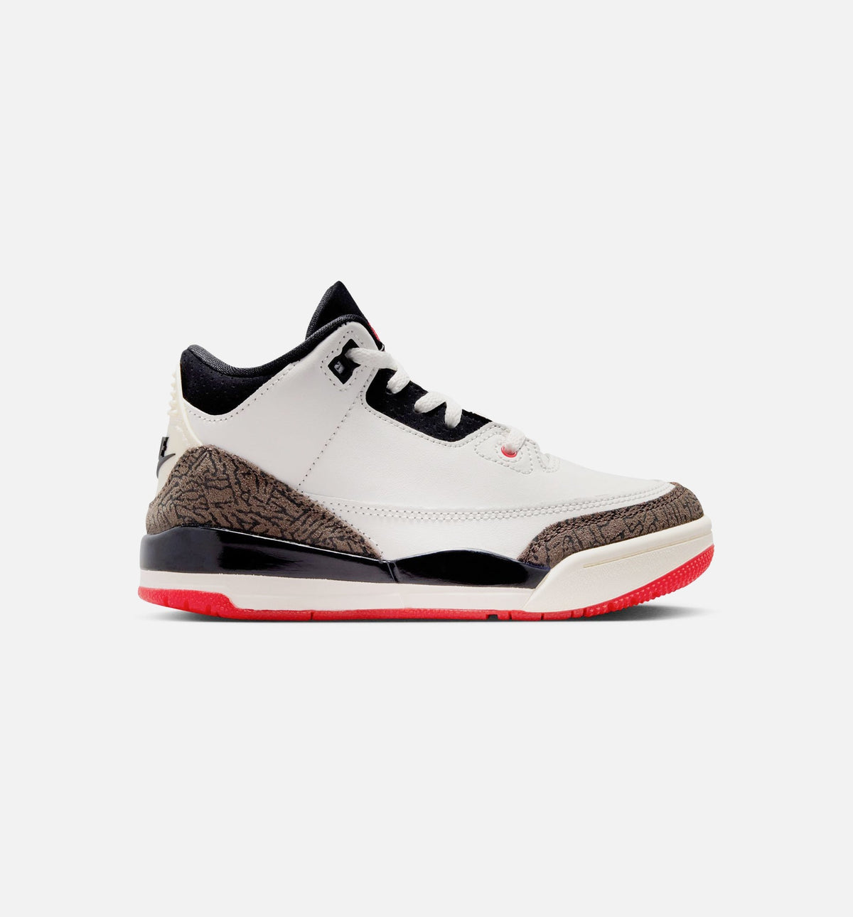 Air Jordan 3 Retro "Sail and University Red" Little Kids' Shoe – Sail/Black/University Red/Pale Ivory